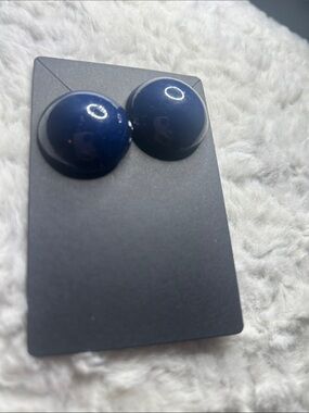 Navy Blue Earring Studs